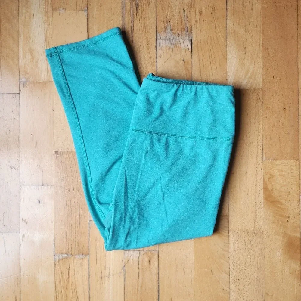 DSG teal crop leggings, Medium